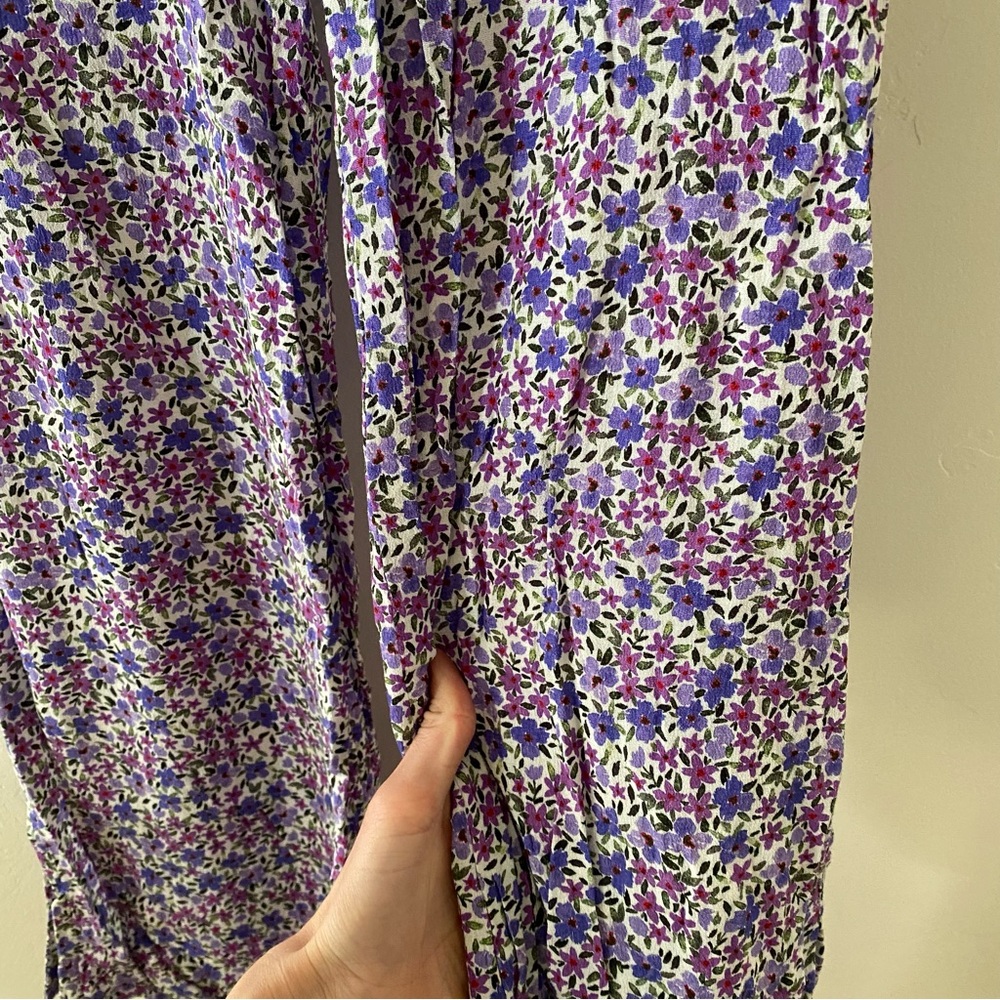 Favorite Daughter Purple Floral Wide-Leg Pants - Picture 2 of 14